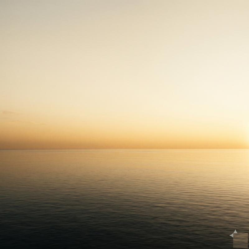 Confidence Rebuild — dawn over a still ocean, guided self-talk audio